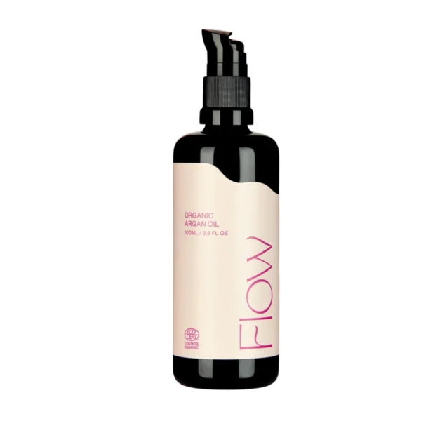 Flow Cosmetics Argan Oil – натурално био арганово масло без аромат за коса и лице с помпа
