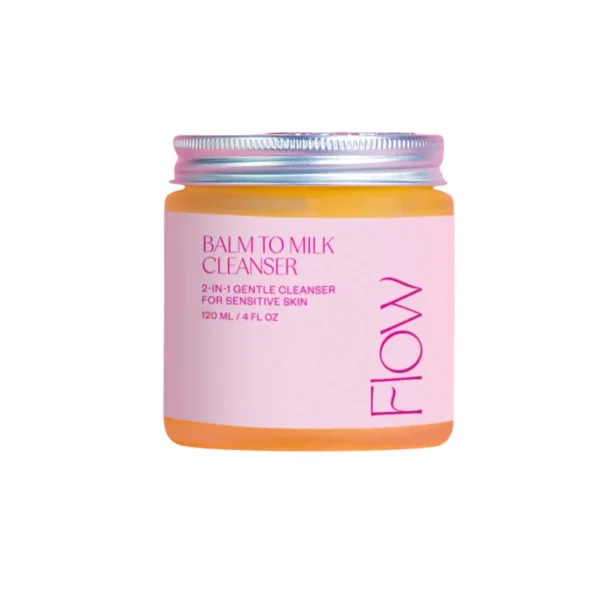 Flow Cosmetics Balm to Milk – натурален почистващ балсам за лице в бурканче с касис и лимон