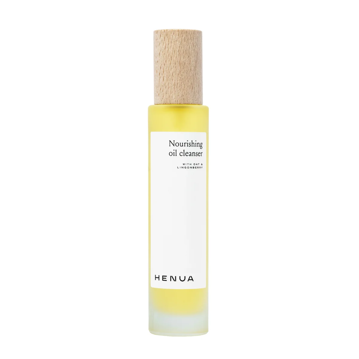 Henua Nourishing Oil Cleanser – натурално почистващо олио за лице с овес и кърпа