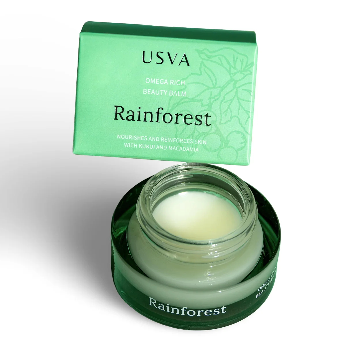 Usva Rainforest Beauty Balm – натурален балсам за суха кожа без аромат с кукуи и макадамия