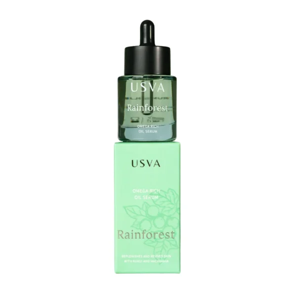 Usva Rainforest Oil Serum – натурален възстановяващ серум за суха кожа с кукуи и макадамия