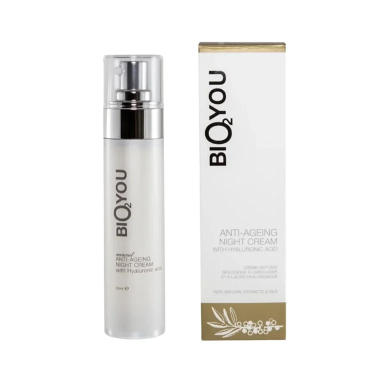 Bio2You Anti-Age Night Cream – натурален нощен крем против бръчки с женшен и шипка