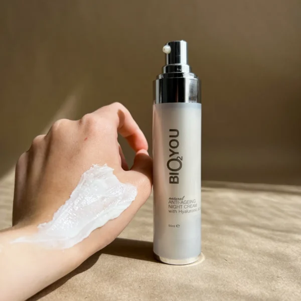 Bio2You Anti-Age Night Cream – натурален нощен крем против бръчки с женшен и шипка