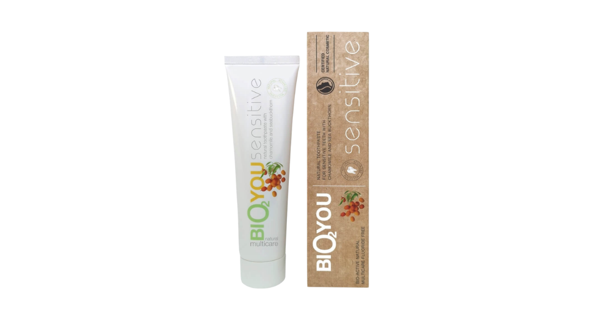 Bio2You – Натурална паста за чувствителни зъби (Без флуор)