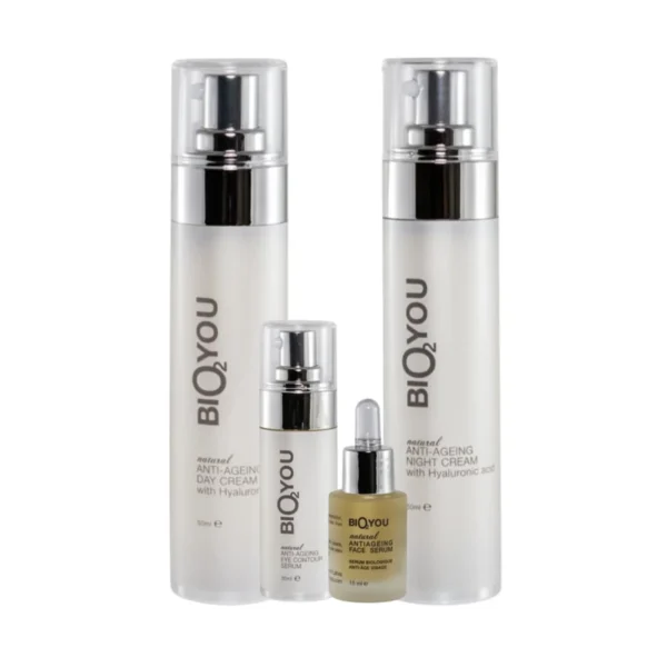 Bio2You Ultimate Anti-Age Set – пълен комплект натурална козметика против бръчки с 4 продукта