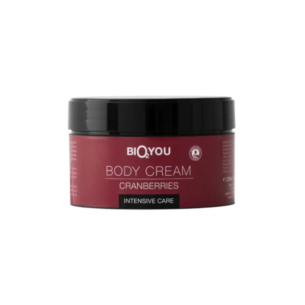 Bio2You Body Cream Cranberries – стягащ крем за тяло с червена боровинка и кофеин