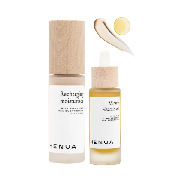 Henua Premium Ritual – комплект натурална козметика за лице (крем и олио)
