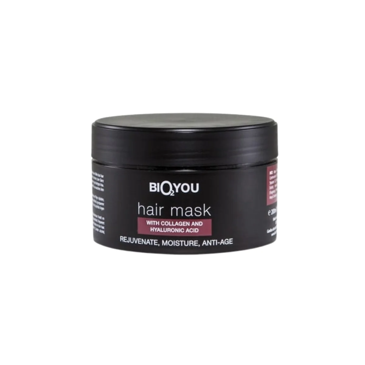 Bio2You Natural Hair Mask – натурална възстановяваща маска за коса с колаген и хиалуронова киселина