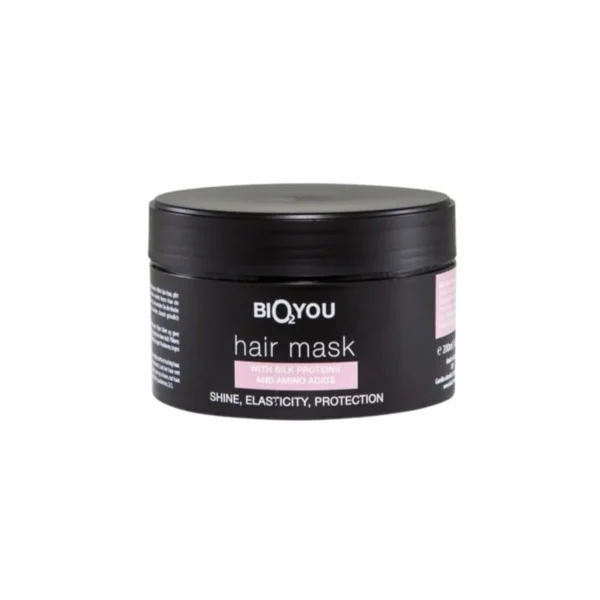 Bio2You Natural Hair Mask – натурална маска за коса с копринени протеини и облепиха за блясък