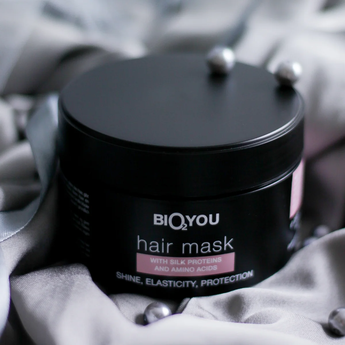 Bio2You Natural Hair Mask – натурална маска за коса с копринени протеини и облепиха за блясък