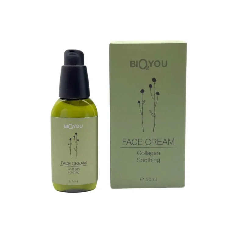 Bio2You Collagen Soothing Face Cream – натурален успокояващ крем за лице с колаген и облепиха