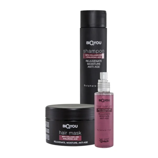 Bio2You Collagen Hair Therapy Set – комплект за дълбоко подхранване на коса с колаген и хиалурон