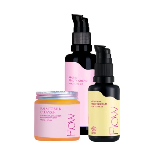 Flow Arctic Glow – Нощен ритуал за обновяване (Glass Skin ефект)