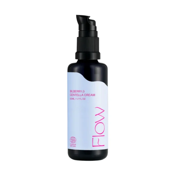 Flow Bilberry & Centella Cream – балансиращ крем за мазна кожа и акне