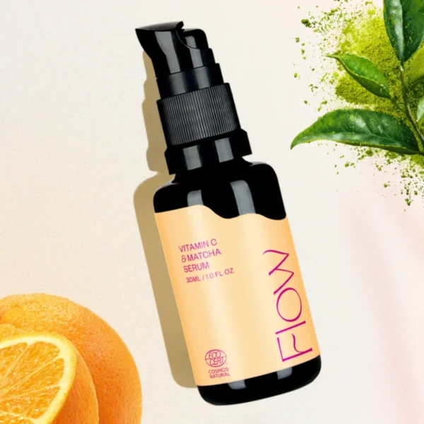 Flow Cosmetics Vitamin C and Matcha Serum натурален озаряващ серум за лице с ниацинамид