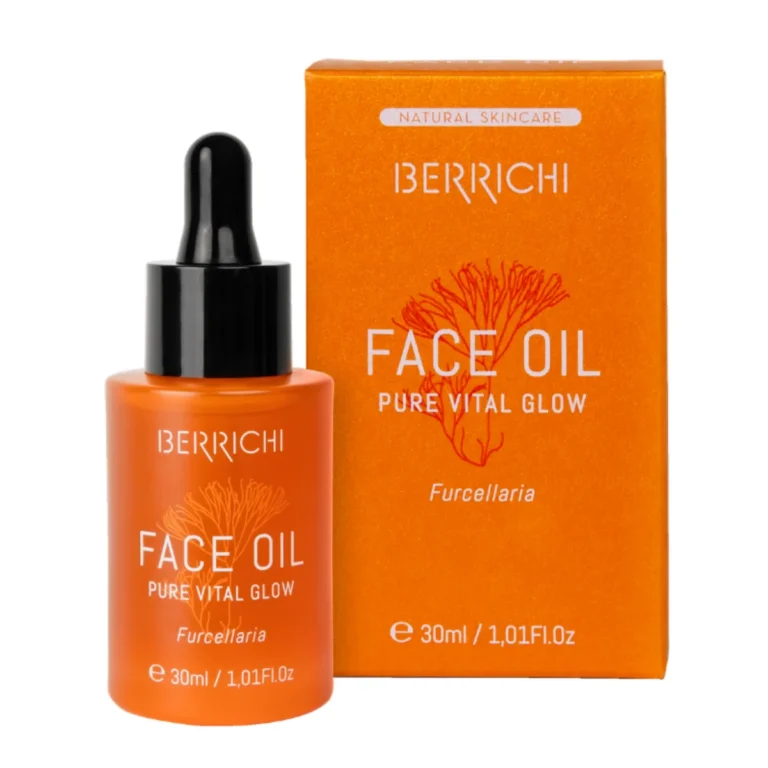 Berrichi Pure Vital Glow натурално олио за лице с бакучиол и астаксантин