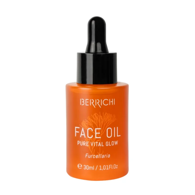 Berrichi Pure Vital Glow натурално олио за лице с бакучиол и астаксантин